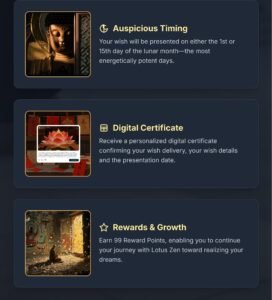 lotus zen wish bridge connect to the sacred temples